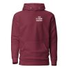 The Fueled Squad Streetwear-Hoodie aus der The Fueled Squad-Kollektion in der Farbe Maroon – Streetwear für Läufer