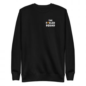 The Fueled Squad Unisex-Sweatshirt aus der The Fueled Squad-Kollektion in der Farbe Schwarz