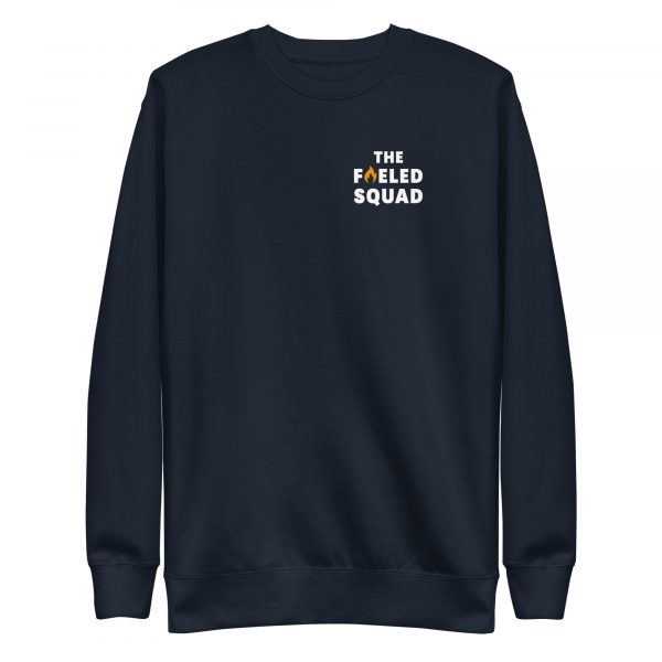 The Fueled Squad Unisex-Sweatshirt aus der The Fueled Squad-Kollektion in der Farbe Navy