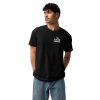 Unisex Streetwear-T-Shirt von The Fueled Squad (Black, männliches Model)